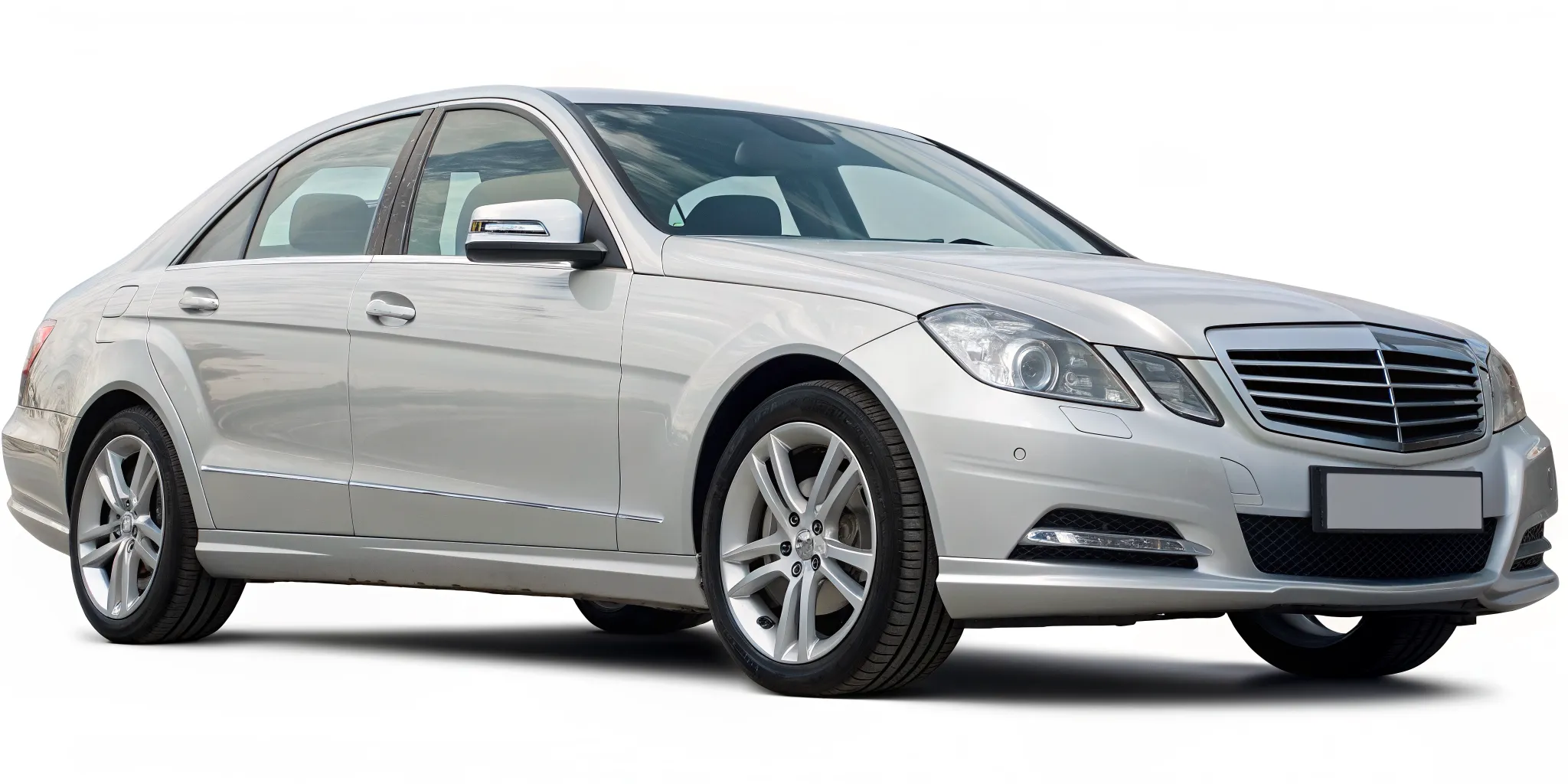 A silver sedan undergoing the lemon law buyback process.