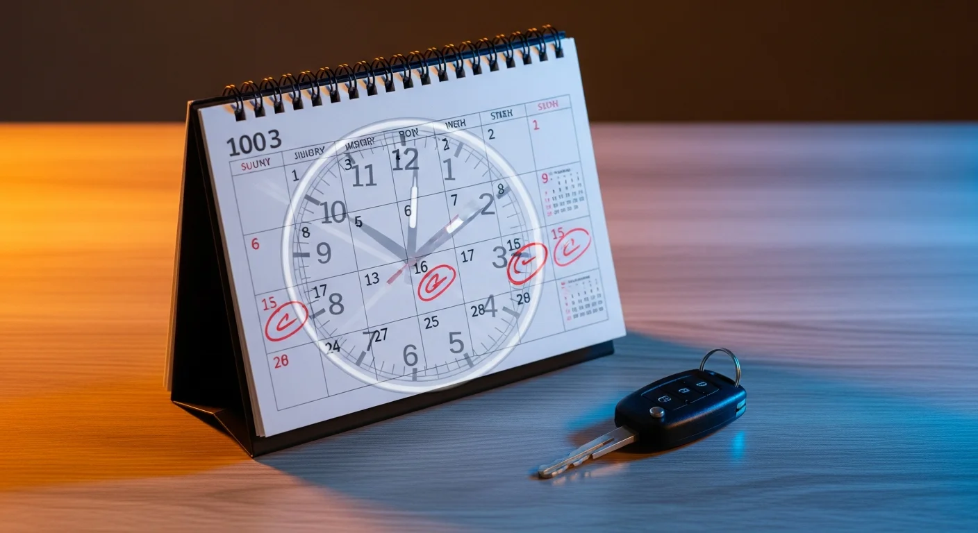 Lemon law statute of limitations - state filing deadlines calendar concept