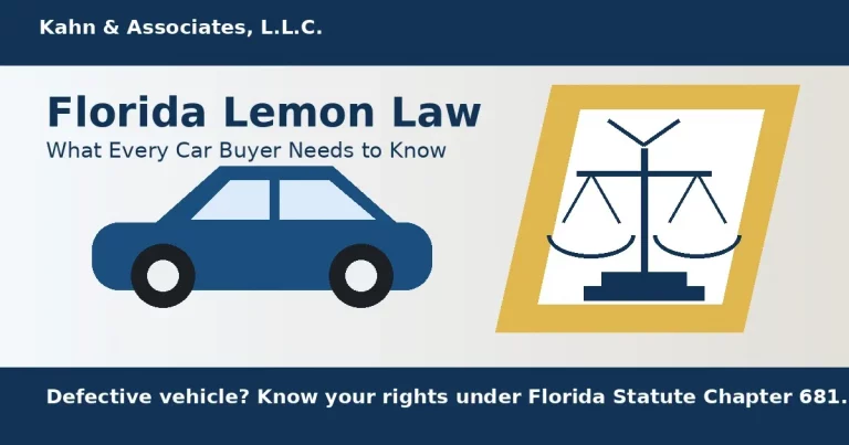 Florida lemon law guide for defective car buyers